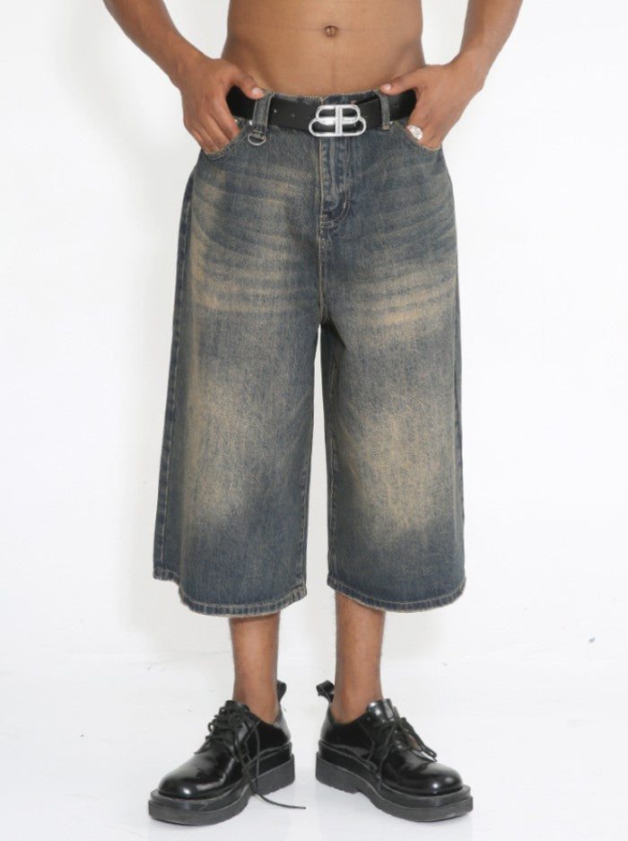 BAGGY OVERSIZED DENIM JORTS