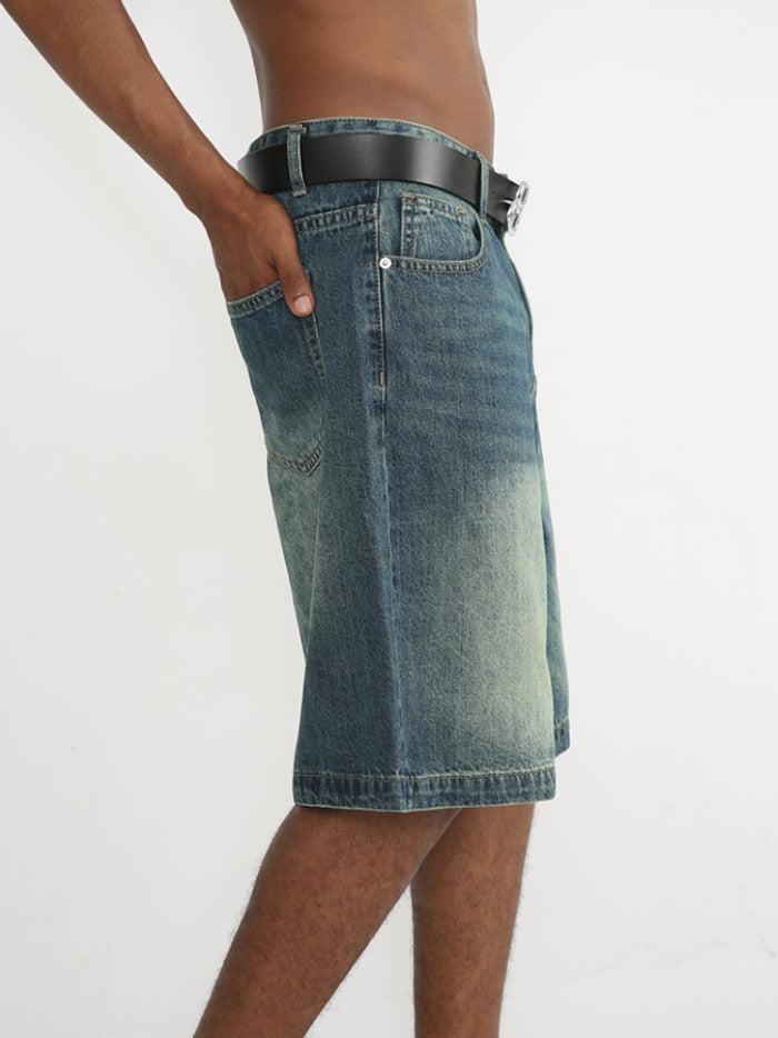 SANDBLAST DENIM JORTS