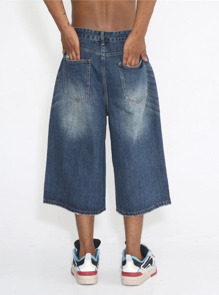 BAGGY OVERSIZED DENIM JORTS