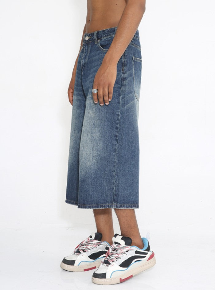 BAGGY OVERSIZED DENIM JORTS