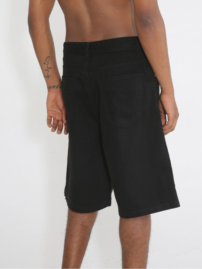 BLACK BASIC SHORTS