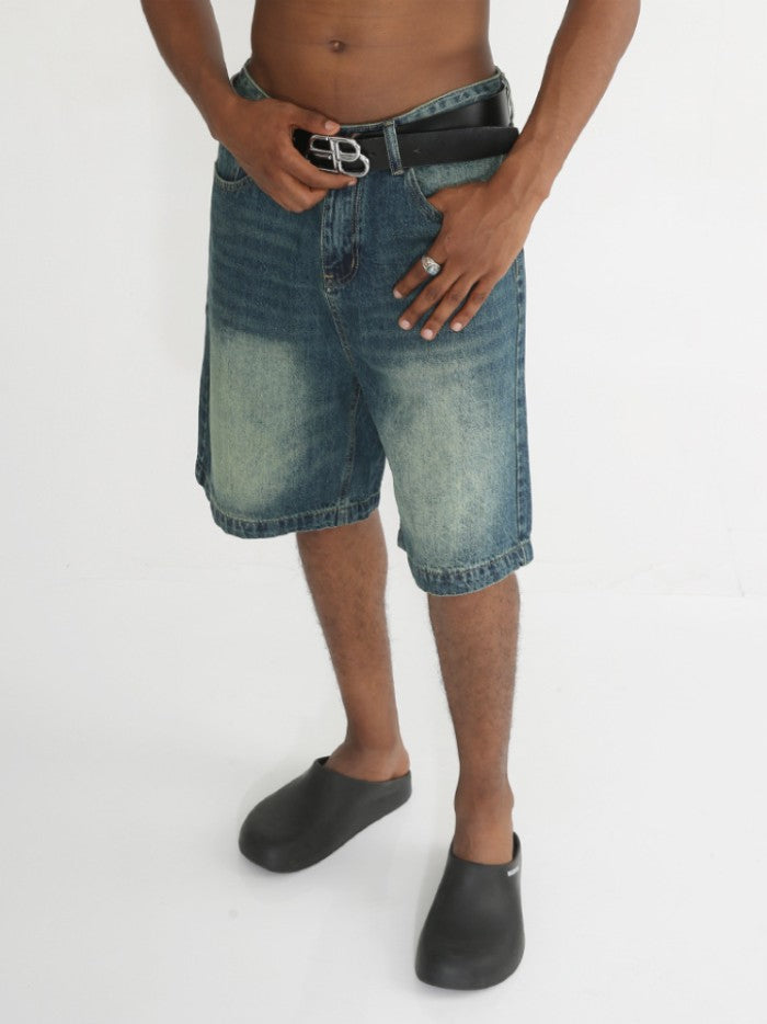 SANDBLAST DENIM JORTS