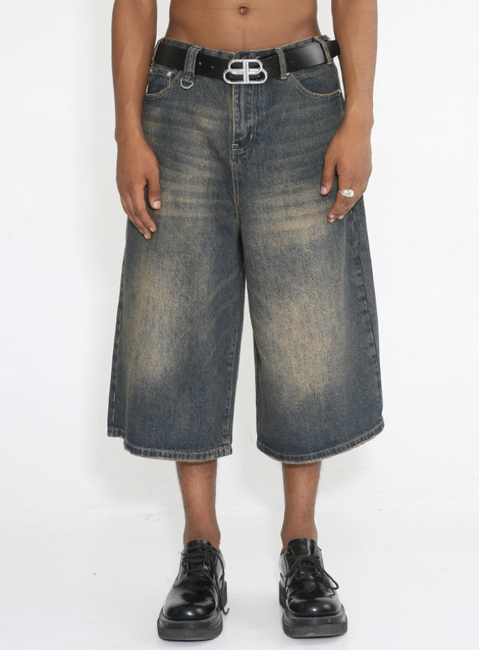 BAGGY OVERSIZED DENIM JORTS