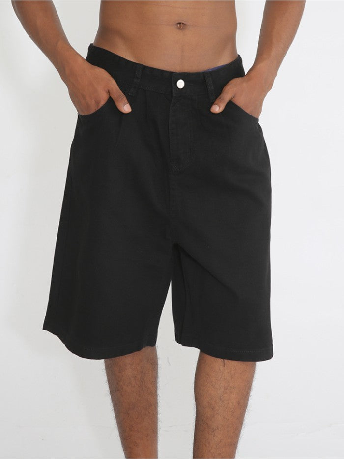 BLACK BASIC SHORTS